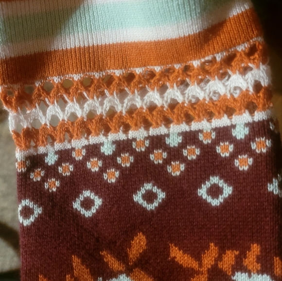 Med Free People WE THE FREE Mikah Thermal in Autumn combo Stunning Colors! - Picture 13 of 13